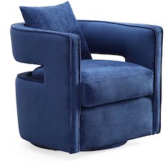 Kennedy Navy Swivel Chair
