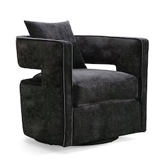 Kennedy Black Swivel Chair