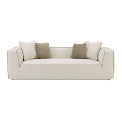Tristine Cream Linen Sofa