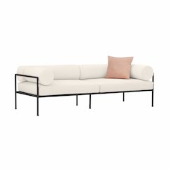 Vera Cream Performance Fabric Outdoor Sofa