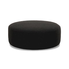 Broohah Black Boucle Ottoman