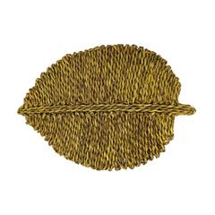 Leaf Yellow Seagrass Placemat - Set of 4