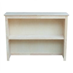 Unfinished Hutch for Office Desk with Modern Design and Sturdy Construction