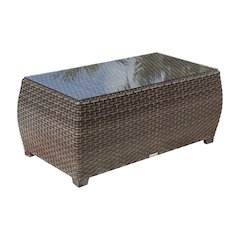 Fiji Coffee Table with Glass