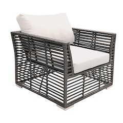 Panama Jack Graphite Lounge chair with Cushions