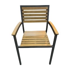 Panama Jack Boca Grande Stackable Dining Armchairs (Set of 2)