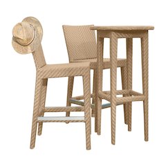 Panama Jack Austin 3-Piece Round Pub Table Set