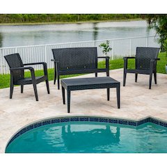 Alaska 4-Piece Seating Set - Anthracite