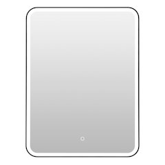 24"x32" Rectangular Bathroom Black Aluminum Mirror Medicine Cabinet