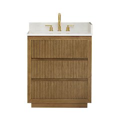 Navan 30" Single Bathroom Vanity in Weathered Brown
