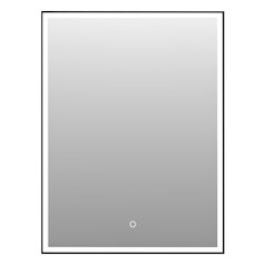 24"x32" Rectangular Bathroom Black Aluminum Mirror Medicine Cabinet