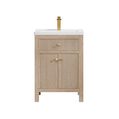 Cerrito 24" Single Bathroom Vanity in Natural Oak