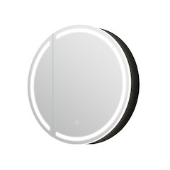 24x24" Round Frameless Surface-Mount Medicine Cabinet