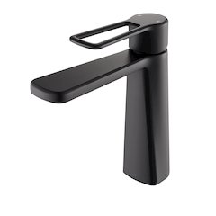 Single Hole Single-Handle Bathroom Faucet in Matte Black