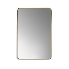 Nettuno 24" Rectangle Bathroom/Vanity Brushed Gold Aluminum Framed Wall Mirror