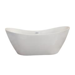 70" x 32" Freestanding Soaking Acrylic Bathtub