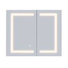 36" Frameless Surface-Mount/Recessed LED Lighted Bathroom Medicine Cabinet