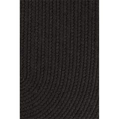 Solid Black Wool 18" x 36" Slice