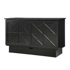 Essex Black Queen Cabinet Bed