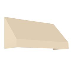 Awntech 8.375 ft New Yorker Fixed Awning Acrylic Fabric, Tan