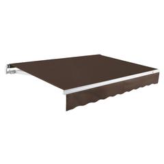 14' x 10' Maui Right Motor Right Motorized Patio Retractable Awning, Brown