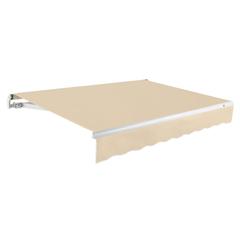 14' x 10' Maui Right Motor Right Motorized Patio Retractable Awning, Tan