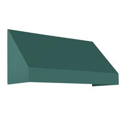 Awntech 5.375 ft New Yorker Fixed Awning Acrylic Fabric, Forest