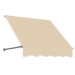 Awntech 4.375 ft Santa Fe Fixed Awning Acrylic Fabric, Tan