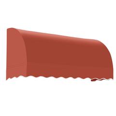 Awntech 5.375 ft Savannah Fixed Awning Acrylic Fabric, Terracotta