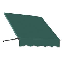 Awntech 3.375 ft Santa Fe Fixed Awning Acrylic Fabric, Forest
