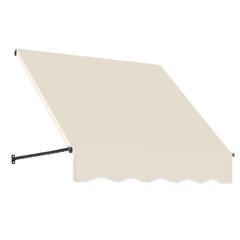 Awntech 3.375 ft Santa Fe Fixed Awning Acrylic Fabric, Linen