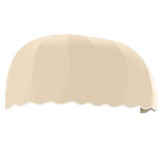 Awntech 3.375 ft Chicago Fixed Awning Acrylic Fabric, Tan