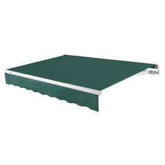 16' x 10' Maui Left Motor Left Motorized Patio Retractable Awning, Forest