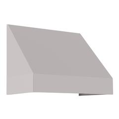 Awntech 4.375 ft New Yorker Fixed Awning Acrylic Fabric, Gray