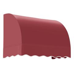 Awntech 4.375 ft Savannah Fixed Awning Acrylic Fabric, Burgundy