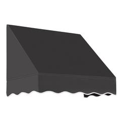Awntech 3.375 ft San Francisco Fixed Awning Acrylic Fabric, Black