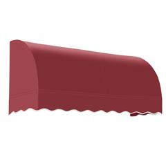 Awntech 5.375 ft Savannah Fixed Awning Acrylic Fabric, Burgundy