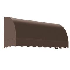 Awntech 10.375 ft Savannah Fixed Awning Acrylic Fabric, Brown