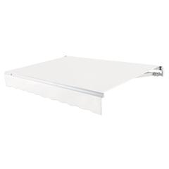 20' x 10' Maui Left Motor Left Motorized Patio Retractable Awning, White