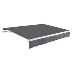 20' x 10' Maui Right Motor Right Motorized Patio Retractable Awning, Gunmetal