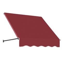 Awntech 3.375 ft Santa Fe Fixed Awning Acrylic Fabric, Burgundy