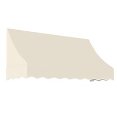 Awntech 6.375 ft Nantucket Fixed Awning Acrylic Fabric, Linen