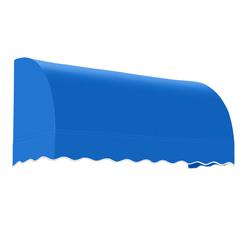 Awntech 8.375 ft Savannah Fixed Awning Acrylic Fabric, Bright Blue