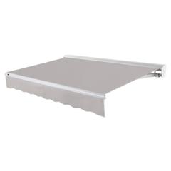 10' x 8' Destin Left Motor Left Motorized Patio Retractable Awning, Gray
