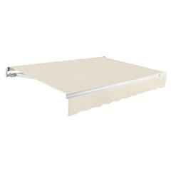 12' x 10' Maui Right Motor Right Motorized Patio Retractable Awning, Linen