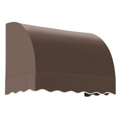 Awntech 3.375 ft Savannah Fixed Awning Acrylic Fabric, Brown