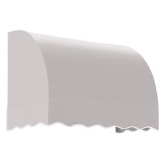 Awntech 3.375 ft Savannah Fixed Awning Acrylic Fabric, Gray