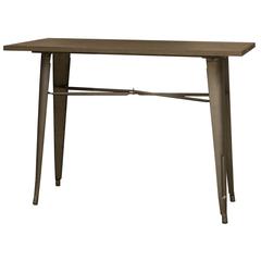 AmeriHome Loft Rustic Gunmetal Counter Height Dining Table