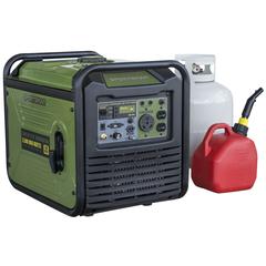 3,500-Watt Dual Fuel Inverter Generator for Sensitive Electronics