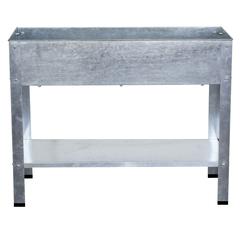 Galvanized Metal Elevated Garden Planter